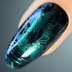 Sunrays: Seaweed (B477) - Aurora Orange Pearlescent Stamping Polish