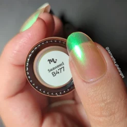 Sunrays: Seaweed (B477) - Aurora Orange Pearlescent Stamping Polish