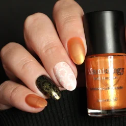 Sunset Glow (B553) - Shimmer Orange Stamping Polish