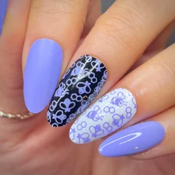 Sunshower: Bluebell (B509) - Purple Cream Stamping Polish