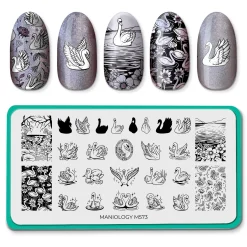 Swan Lake (M573) - Nail Stamping Plate