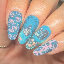 Swan Lake (M573) - Nail Stamping Plate