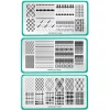 Sweater Weather: Set of 3 Nail Stamping Plates