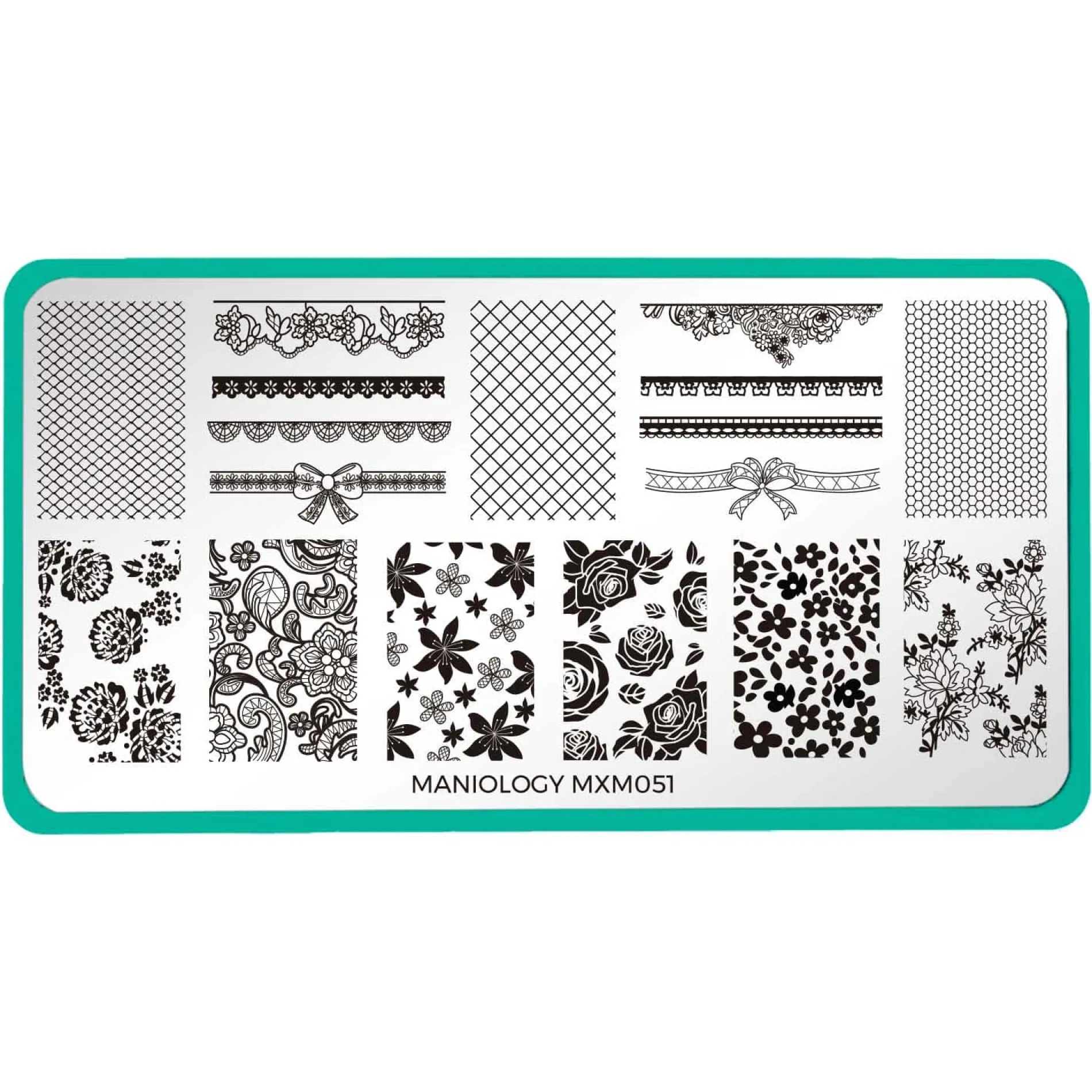 Sweet and Sultry: Sugar Laced (MXM051) - Nail Stamping Plate