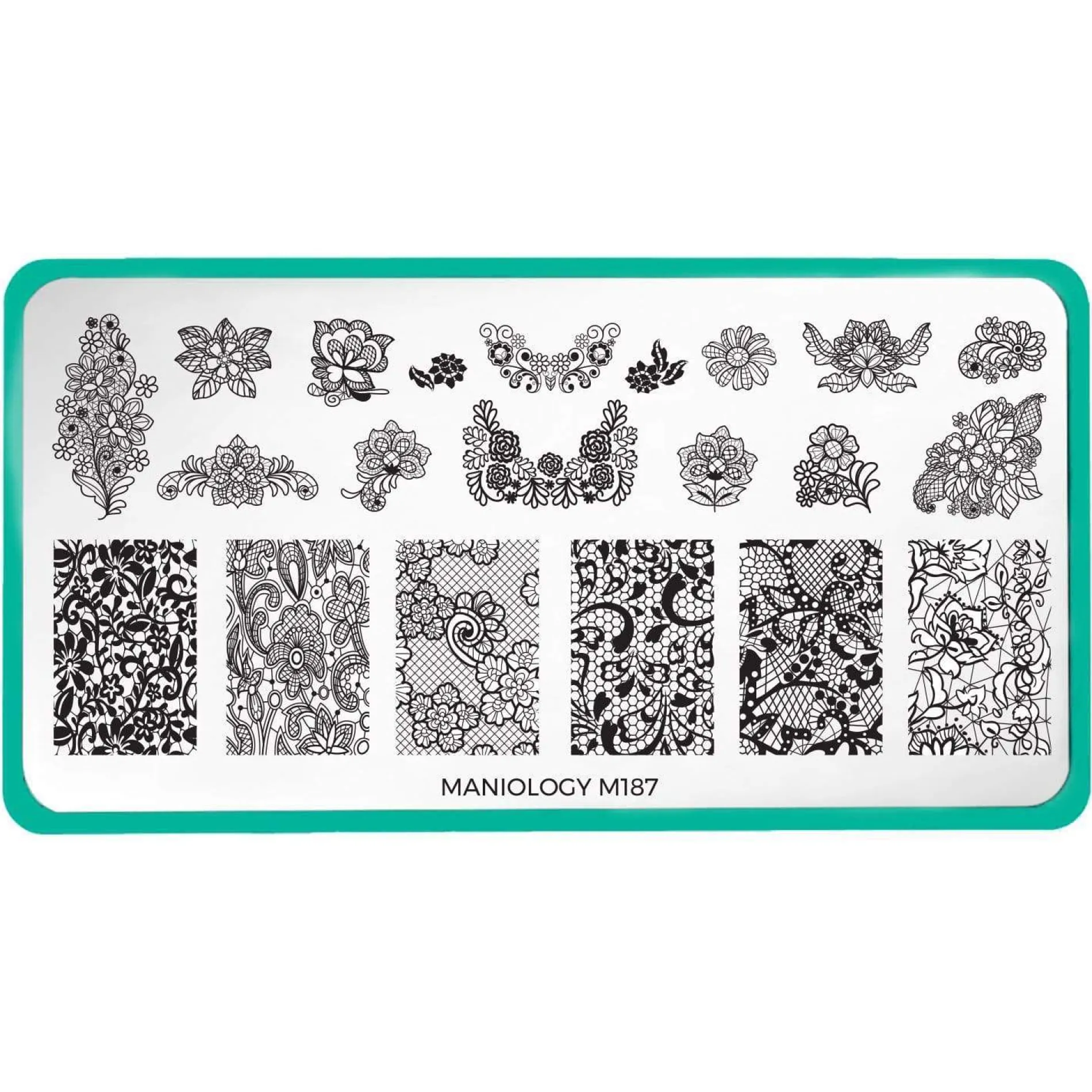 Sweet & Sultry (m187) Nail Stamping Plate