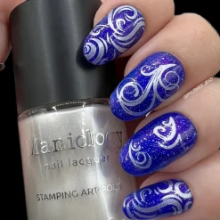 Swirls (M357) - Nail Stamping Plate