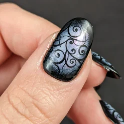 Swirls (M357) - Nail Stamping Plate