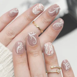 Swirls (M357) - Nail Stamping Plate