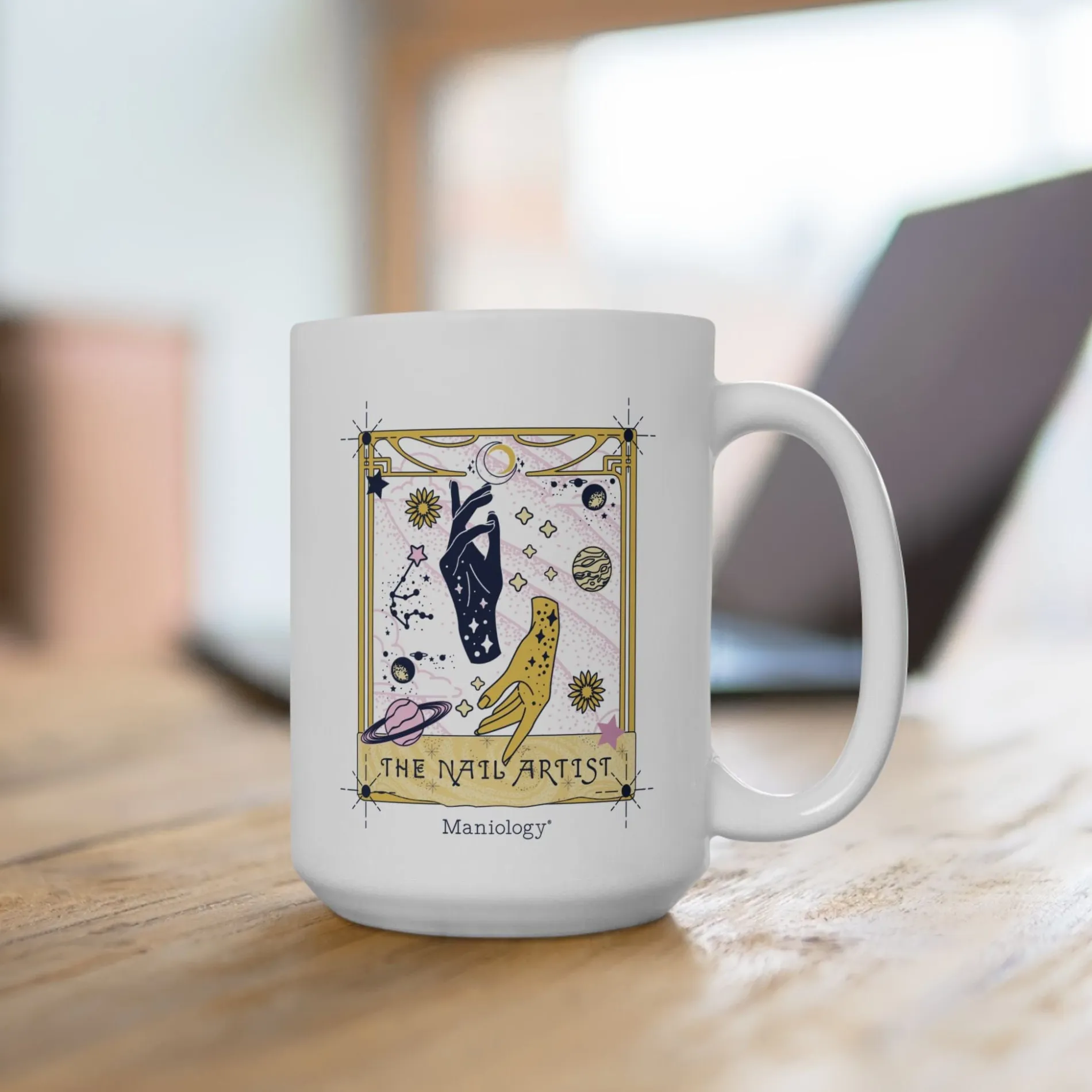 Tarot - The Nail Artist Ceramic Coffee Mug 15oz