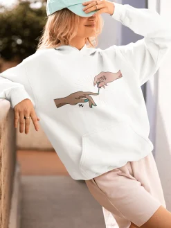 The Creation of Manicure - Heavy Blend Hoodie Sweatshirt