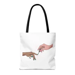 The Creation of Manicure Tote Bag