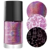 Thriller (B348) - Holographic Fuchsia Stamping Polish
