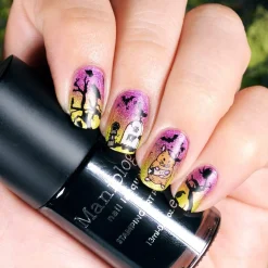 Thriller (B348) - Holographic Fuchsia Stamping Polish