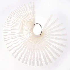3-Tiered White Swatch Sticks w/ Ring - Set of 50 Sticks