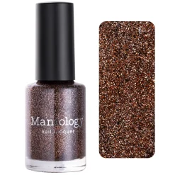 Tinseltown: Muse (P140) - Semi Sheer Dark Brown with Glitter Nail Polish