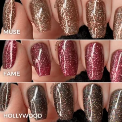 Tinseltown: 3-Piece Semi Sheer with Glitter Nail Polish Set