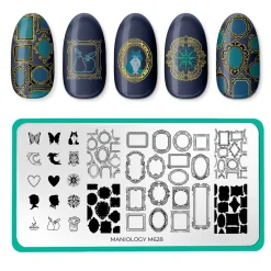 Tiny Exhibits (M628) - Nail Stamping Plate