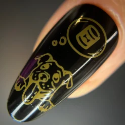 Tippy Taps (B513) - Cream Brown Stamping Polish
