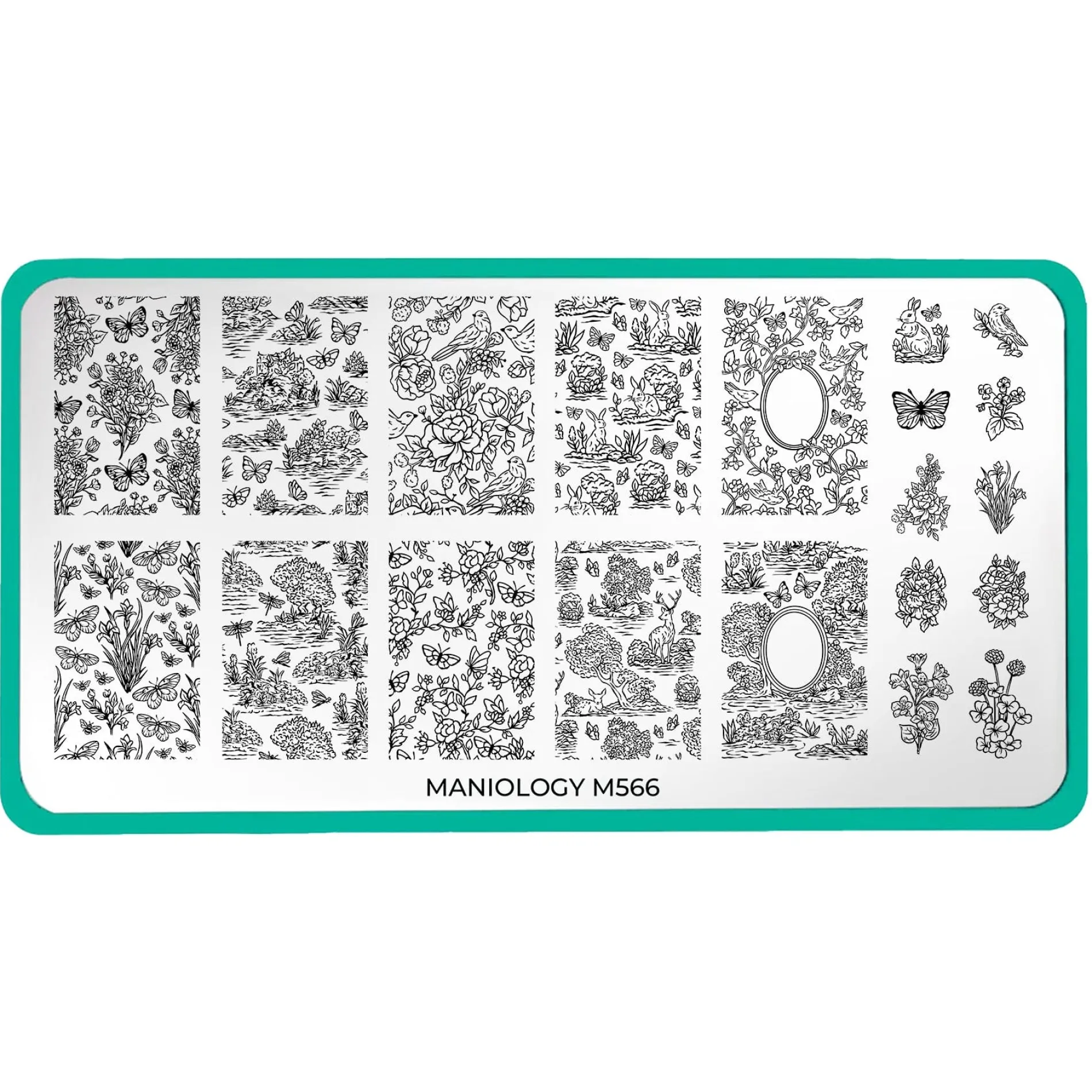 Toile De Jouy (M566) - Nail Stamping Plate