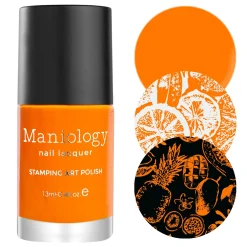 Tropicana: Papaya (B436) - Orange Cream Stamping Polish