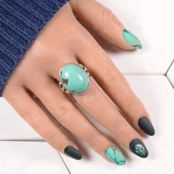 Turquoise (B324) - Green Stamping Polish