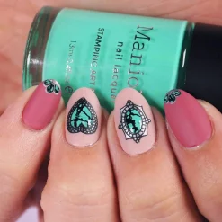 Turquoise (B324) - Green Stamping Polish