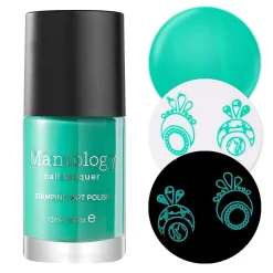 Turquoise (B324) - Green Stamping Polish