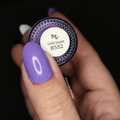 VHS Violet (B552) - Cream Purple Stamping Polish