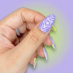 VHS Violet (B552) - Cream Purple Stamping Polish