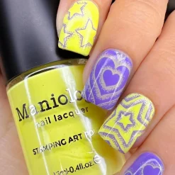 VHS Violet (B552) - Cream Purple Stamping Polish
