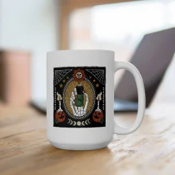 Vintage Halloween Ceramic Coffee Mug 15oz