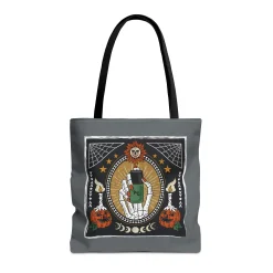 Vintage Halloween Tote Bag - Dark Grey