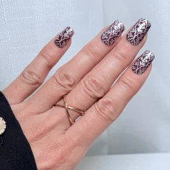 Wall Flowers (M580) - Nail Stamping Plate