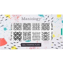 Wall Flowers (M580) - Nail Stamping Plate