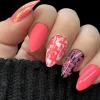 Watermelon Float (B431) - Cream Coral Stamping Polish