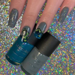 Whimsy (B414) - Pearl Teal Stamping Polish