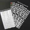 White Self-Adhesive Nail Polish Swatch Dots - Set of 120