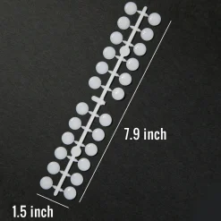 White Self-Adhesive Nail Polish Swatch Dots - Set of 120