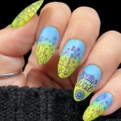 Wildflowers (M494) - Nail Stamping Plate