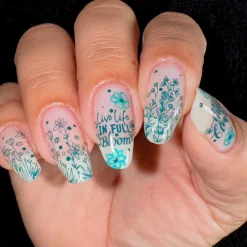 Wildflowers (M494) - Nail Stamping Plate