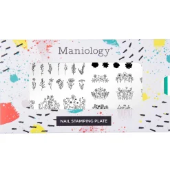 Wildflowers (M494) - Nail Stamping Plate