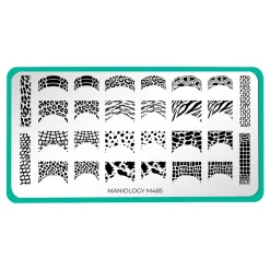 Wild French (M485) - Nail Stamping Plate