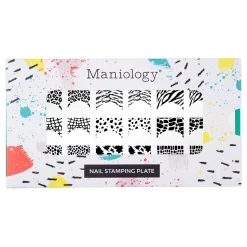 Wild French (M485) - Nail Stamping Plate