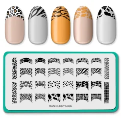 Wild French (M485) - Nail Stamping Plate