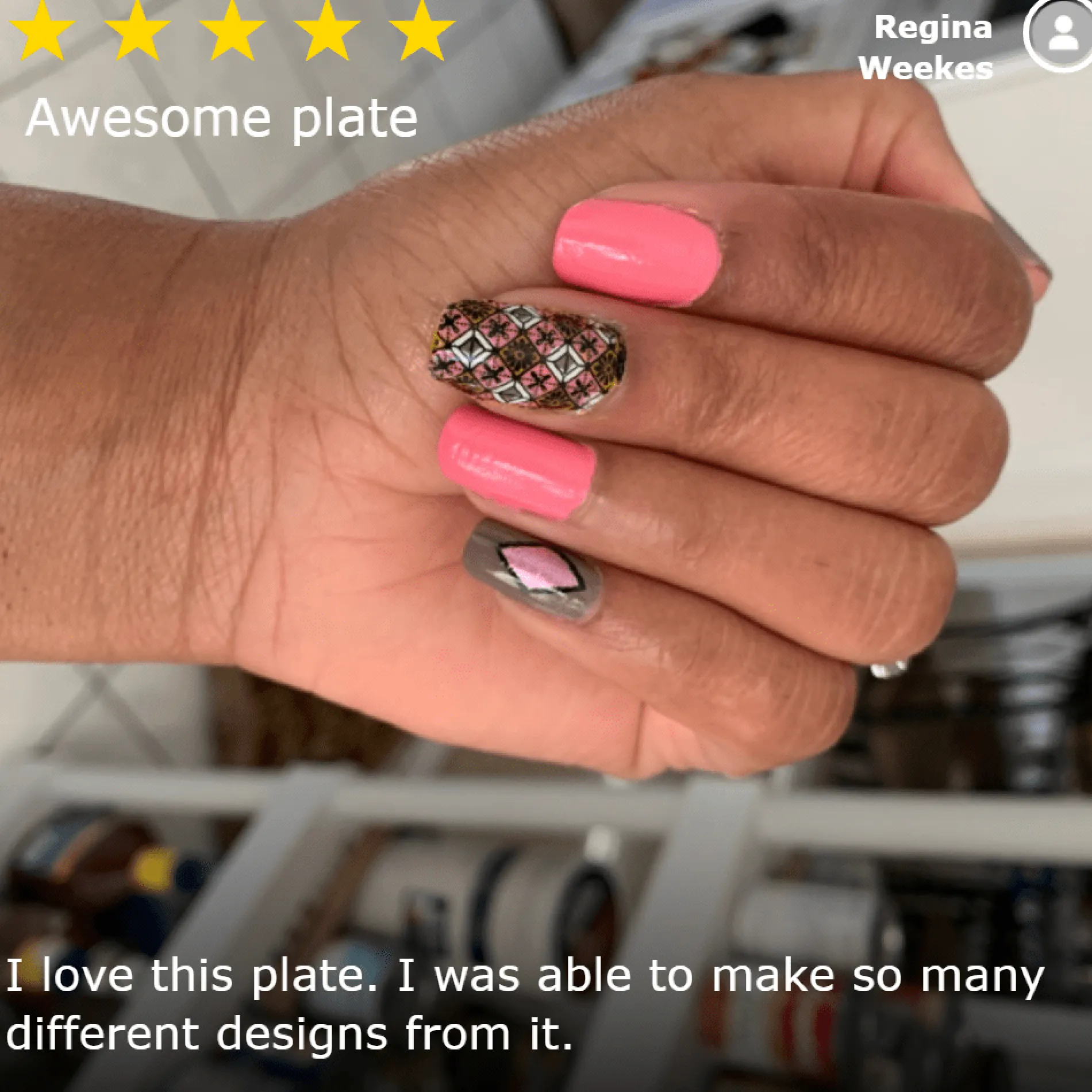 Wild Heart: Best Fringe Forever (m014) - Nail Stamping Plate