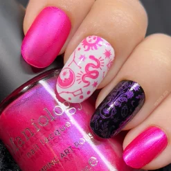 Wild Wings (B294) - Hot Pink Duochrome Stamping Polish