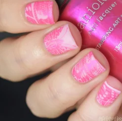 Wild Wings (B294) - Hot Pink Duochrome Stamping Polish