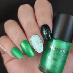 Willow (B501) - Duochrome Green Stamping Polish