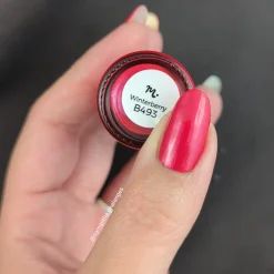 Winterberry (B493) - Pearl Red Stamping Polish