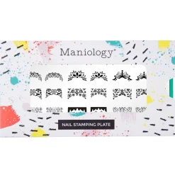Winter French (M447) - Nail Stamping Plate